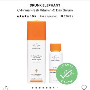 BNIB drunk elephant C-firma fresh vitamin C day serum